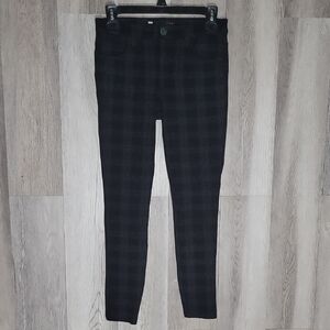 🛍Kut From‎ The Kloth Womens 2 Donna Skinny Ankle Pants Plaid Ponte Stretch